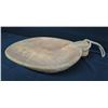 Image 2 : Carved Wooden Bowl w/ Handle and Rope Hanger 15" Dia.