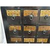 Image 8 : Wooden Asian ARTG Medicine Chest w/ 45 Pull Drawers 32"x18.5"x46"H