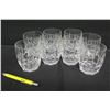 Image 1 : Qty 8 Waterford Crystal Ireland Highball Glasses 4"H