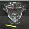 Image 1 : Simon Pearce Footed Glass Vessel w/ Handles 8"Dia, 9"H