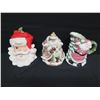 Image 2 : Qty 2 Santa Gooseberry Patch Lidded Jars, Fitz & Floyd & Pitcher 10"-12"H