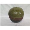 Image 2 : Decorative Glazed Accent Décor Pottery, Signed by Artist 9" Dia.