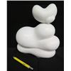Image 1 : White Abstract Floating Sculpture 11"H