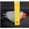 Image 8 : Chicken Frosted Glass Bowl w/ Beak & Tail  3"H, Borowski Glass Studio Germany