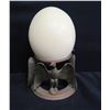 Image 2 : Egg-Shaped Object on Metal Eagle Stand 6" Dia. (4"H without Egg)