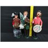 Image 8 : Qty 3 Figurines: Fiori's Harvey Twodle's Band, Man w/ Tree, Man w/ Basket 13"H
