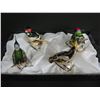 Image 2 : Qty 6 Nieman Marcus Jeweled Bird Napkin Rings