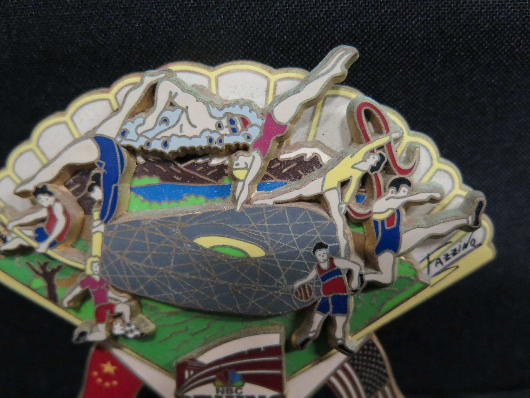 Nouveauté insigne broche Panasonic Jeux Olympiques de Pékin 2008 rare Nouveauté insigne broche Panasonic Jeux Olympiques de Pékin 2008 rare