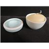 Image 8 : San Antonio Cali Painted Bell, Noritake Candleholder w/ Lid & Glazed Turtle (damaged)