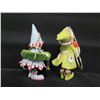 Image 2 : Qty 2 Christmas Elf Ornaments, Signed PB 11 & 12 Patience Brewster 4.5"H