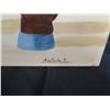 Image 2 : Large Framed Art - Man on Horseback, Signed Anastasia E.  28"x40"