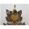 Image 2 : Seated Painted Buddha, Approx. 23"H, Bases 16"W