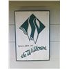 Image 2 : Wooden 'Gallery at the Willows' Carved Sign 12"x17.5"