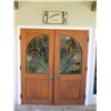 Image 2 : Wooden 'the Willows Chapel' Carved Sign 24"x12"