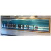 Image 1 : 18-Foot Long Surfing Beach Scene Art Signed by Artist Austen in Wood Frame 18'L x 53"W