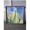 Image 2 : Orchid Art Work Willows 0641 in Wood Frame 52"x53"