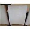 Image 14 : White Table w/ Pedestal Base 48"x36"x30" w/ 4 Upholstered Wooden Chairs