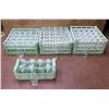 Image 1 : Qty 4 Racks Approx. 83 Stemmed Wine Glasses 6.5"-9"H