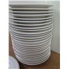 Image 2 : Qty Approx. 27 Oneida by Noitake White China Saucer Plates 6.25" Diameter