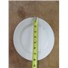 Image 8 : Qty 3 Black Trays 14"L, 7 Homer Laughlin Plates 8"D, 2 Bowls, Ramekins, etc