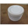 Image 8 : Qty Approx. 62 Saucers: 5 Buffalo, 36 Oneida (15 Gold Rim), 14 Royal Rideau, etc