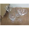 Image 2 : Box Qty Approx. 21 Misc Glasses:  Martini, Wine, Juice, etc