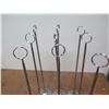 Image 2 : Qty 13 Metal Tabletop Sign Holders 12'-19"H