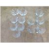Image 2 : Qty 11 Stemmed Martini Glasses 5.5"-7.5"H x 4"D