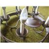 Image 8 : Qty 2 Metal Hanging Chandeliers w/ 10 Candle Shape Lights 42"L x 22"D