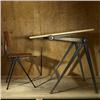 Image 1 : Friso Kramer, drafting table and chair, Franc