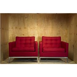 Florence Knoll, armchairs, pair, Knoll, USA,