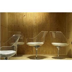 Erwin and Estelle Laverne, Champagne chairs,