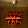 Image 1 : French, pendant light, c. 1960, enameled stee