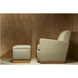 Donald Deskey, lounge chair & ottoman, Compan