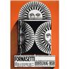 Image 1 : Piero Fornasetti, exhibition poster, Italy, 1