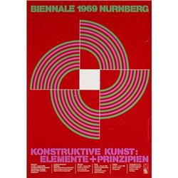 German, art exhibition posters, set of fourte