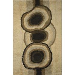 Rya, rug, Denmark, c. 1970, hand-tufted wool,