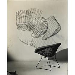 Herbert Matter, Bertoia Wire Chair Study , US