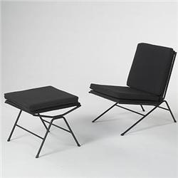 Allan Gould, lounge chair and ottoman, USA, c