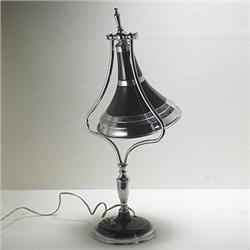 Machine Age, table lamp, USA, c. 1935, chrome