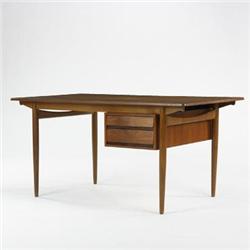 Hans Wegner, desk, Denmark, c. 1965, teak, ro