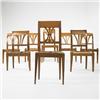 Image 1 : Biedermeier, dining chairs, set of eight, Ger