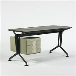 BBPR, Arco desk, Olivetti, Italy, 1963, Bakel