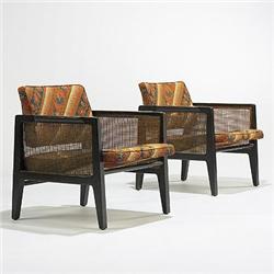 Edward Wormley, armchairs, pair, Dunbar, USA,