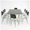 Image 1 : Friso Kramer, table and set of eight Revolt c