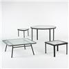 Image 1 : American, outdoor tables, set of four, c. 196