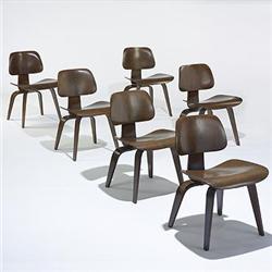 Charles and Ray Eames, DCW, set of six, Herma