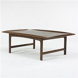 Dux, coffee table, Sweden, c. 1955, teak, 48