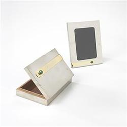 Gucci, cigarette box and picture frame, Italy