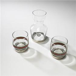 Gucci, water pitcher and pair of glasses, Ita